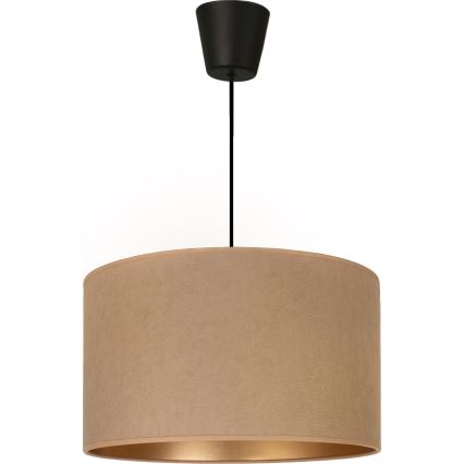 Brilagi - Luster na sajli VELVET 1xE27/60W/230V prečnik 40 cm bež/zlatna
