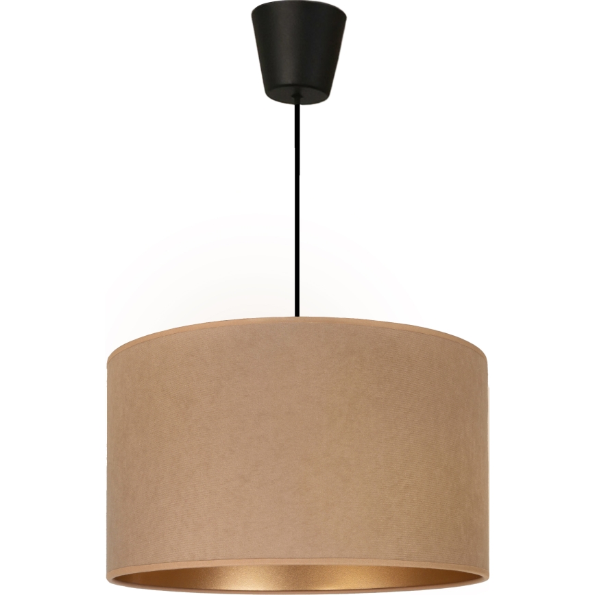 Brilagi - Luster na sajli VELVET 1xE27/60W/230V prečnik 40 cm bež/zlatna