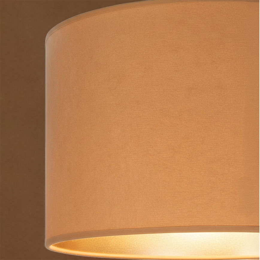 Brilagi - Luster na sajli VELVET 1xE27/60W/230V prečnik 40 cm bež/zlatna