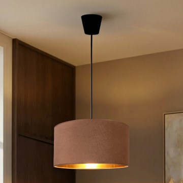 Brilagi - Luster na sajli VELVET 1xE27/60W/230V prečnik 40 cm bež/zlatna