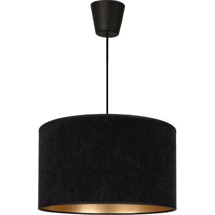 Brilagi - Luster na sajli VELVET 1xE27/60W/230V Ø 40 cm crna/zlatna