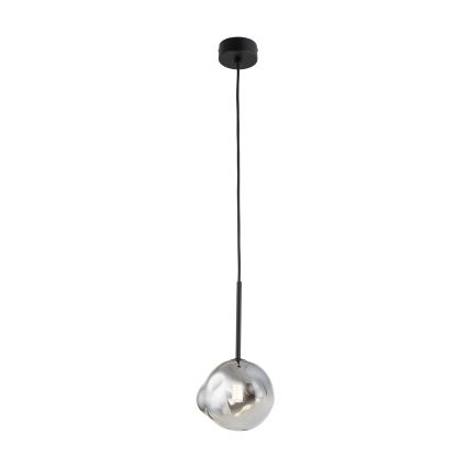 Brilagi - Luster na sajli VULCANO 1xG9/8W/230V crna/zadimljeno-crna