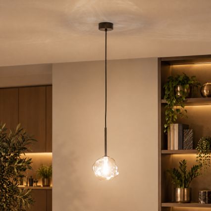 BRILAGI - Luster na sajli VULCANO 1xG9/8W/230V prečnik 15 cm bronza/dimljeno bež