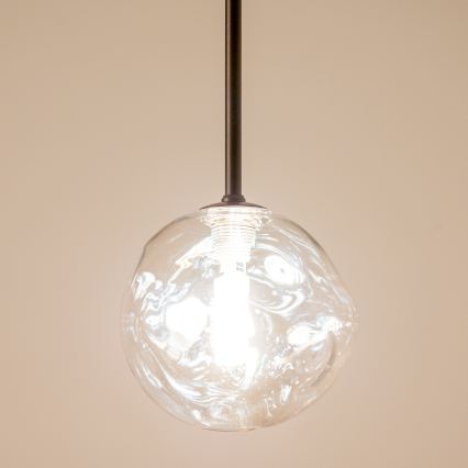 BRILAGI - Luster na sajli VULCANO 1xG9/8W/230V prečnik 15 cm bronza/dimljeno bež