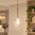 BRILAGI - Luster na sajli VULCANO 1xG9/8W/230V Ø 15 cm bež/zadimljeno bež