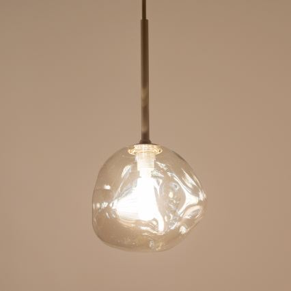 BRILAGI - Luster na sajli VULCANO 1xG9/8W/230V Ø 15 cm bež/zadimljeno bež