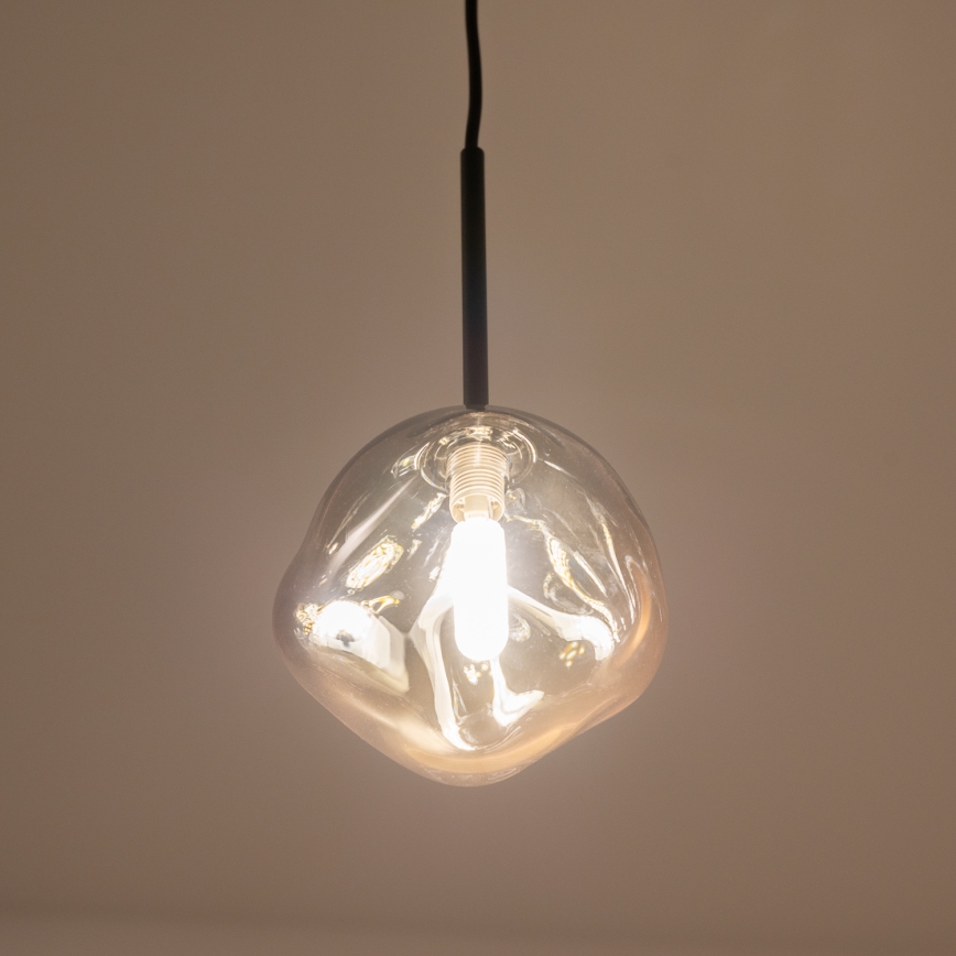 BRILAGI - Luster na sajli VULCANO 1xG9/8W/230V Ø 15 cm crna/zadimljena crna