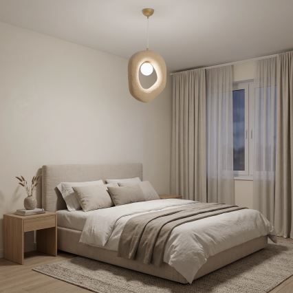 Brilagi - Luster na sajli WABI SABI 1xE27/40W/230V krem