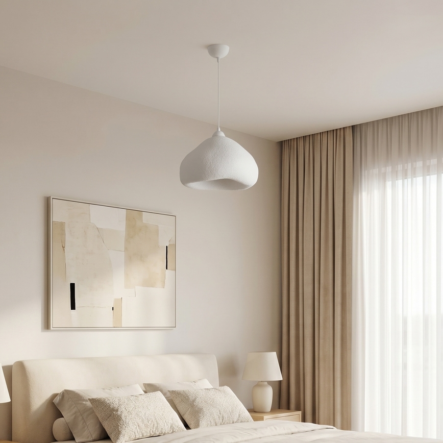 Brilagi - Luster na sajli WABI SABI 1xE27/40W/230V, prečnik 32 cm, bela