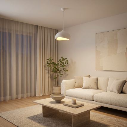 Brilagi - Luster na sajli WABI SABI 1xE27/40W/230V prečnik 32 cm beli
