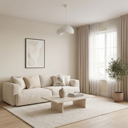 Brilagi - Luster na sajli WABI SABI 1xE27/40W/230V, prečnik 32 cm, beo