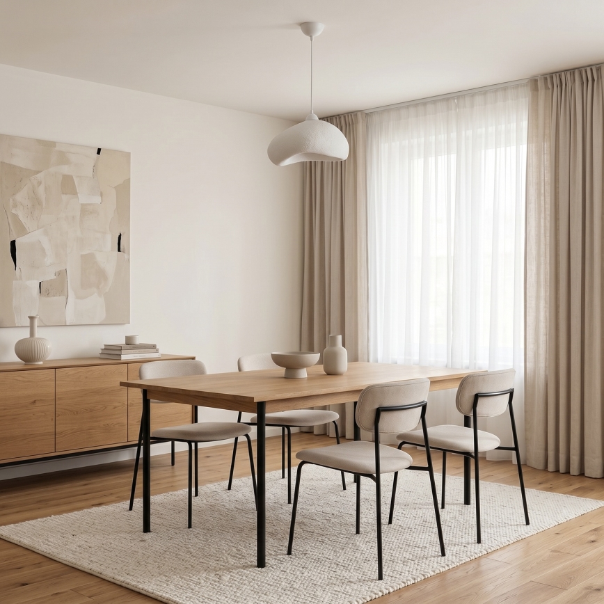 Brilagi - Luster na sajli WABI SABI 1xE27/40W/230V, prečnik 32 cm, beo