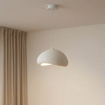 Brilagi - Luster na sajli WABI SABI 1xE27/40W/230V prečnik 33 cm bela