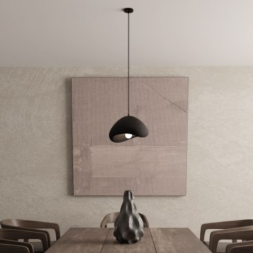 Brilagi - Luster na sajli WABI SABI 1xE27/40W/230V prečnik 33 cm crna