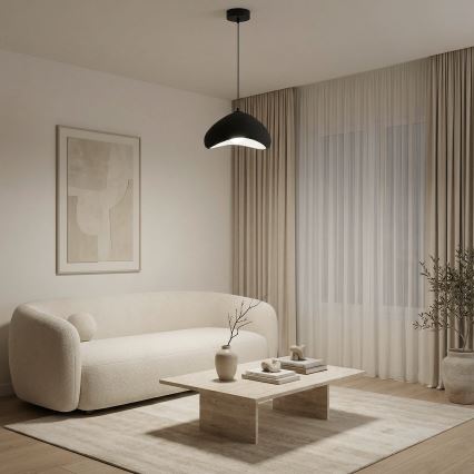 Brilagi - Luster na sajli WABI SABI 1xE27/40W/230V prečnik 33 cm crna