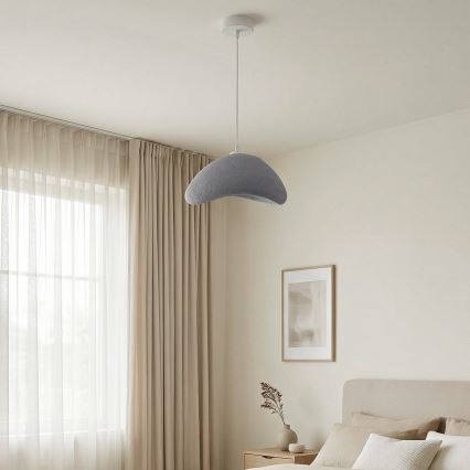Brilagi - Luster na sajli WABI SABI 1xE27/40W/230V prečnik 33 cm siva