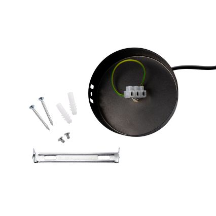 Brilagi - Luster na sajli WABI SABI 1xE27/40W/230V prečnik 35 cm, crne boje