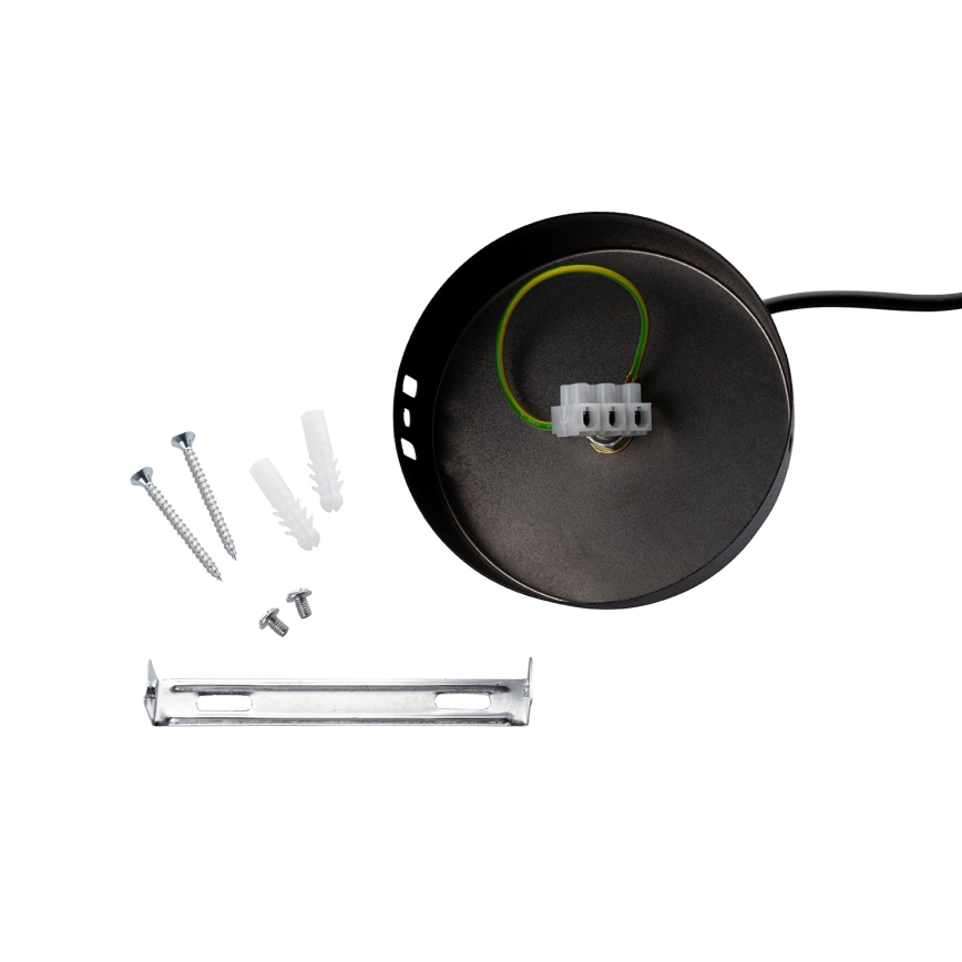 Brilagi - Luster na sajli WABI SABI 1xE27/40W/230V prečnik 35 cm, crne boje
