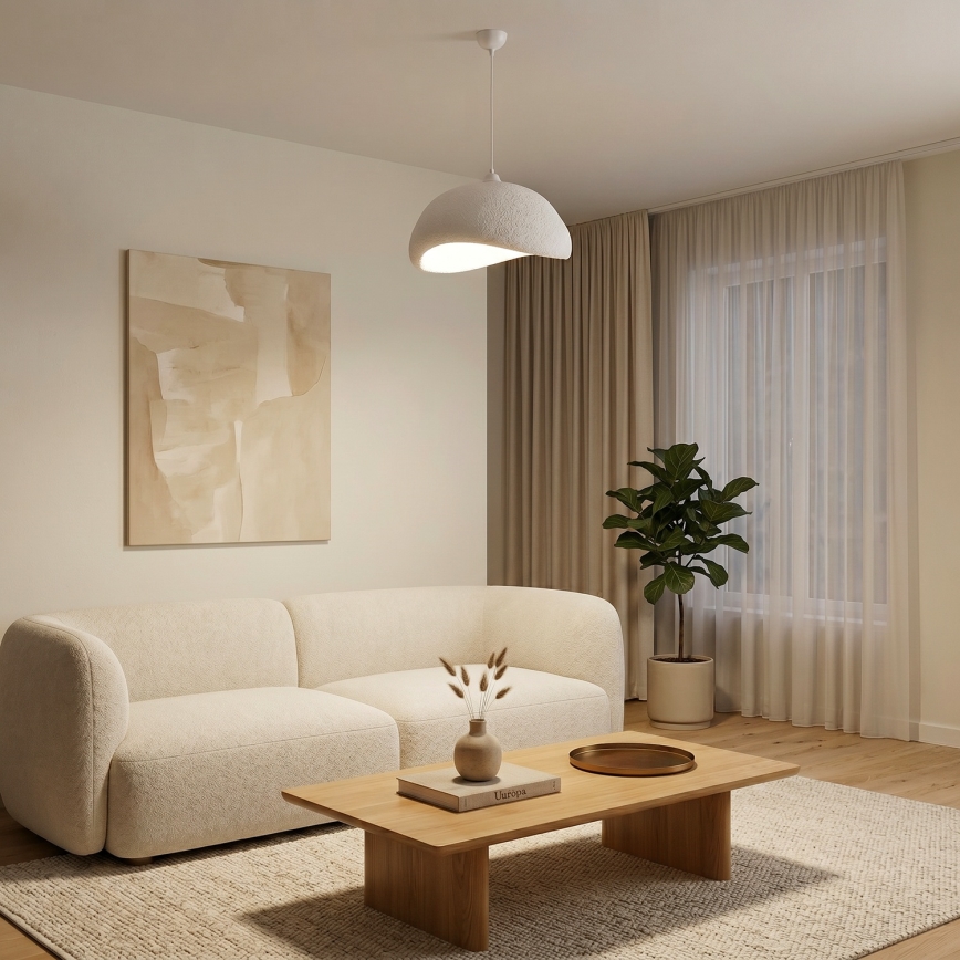 Brilagi - Luster na sajli WABI SABI 1xE27/40W/230V prečnik 42 cm, bela
