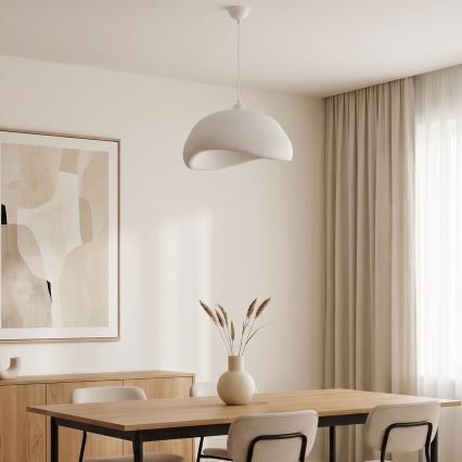 Brilagi - Luster na sajli WABI SABI 1xE27/40W/230V prečnik 42 cm, bela
