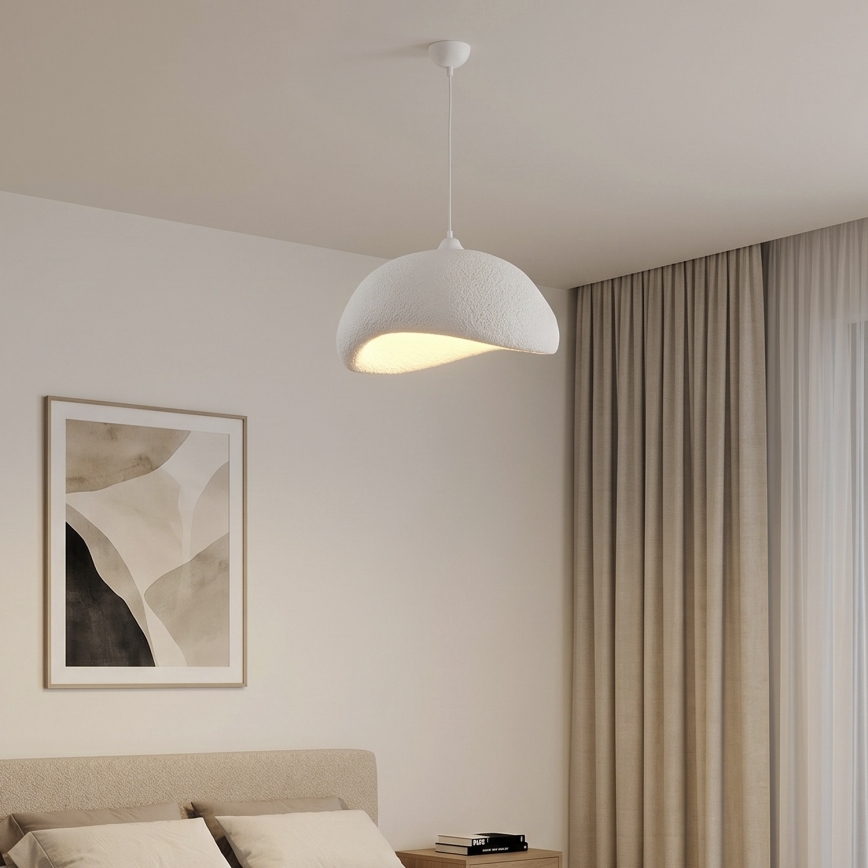 Brilagi - Luster na sajli WABI SABI 1xE27/40W/230V prečnik 42 cm, bela