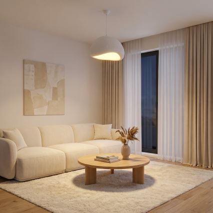 Brilagi - Luster na sajli WABI SABI 1xE27/40W/230V prečnika 50 cm bela