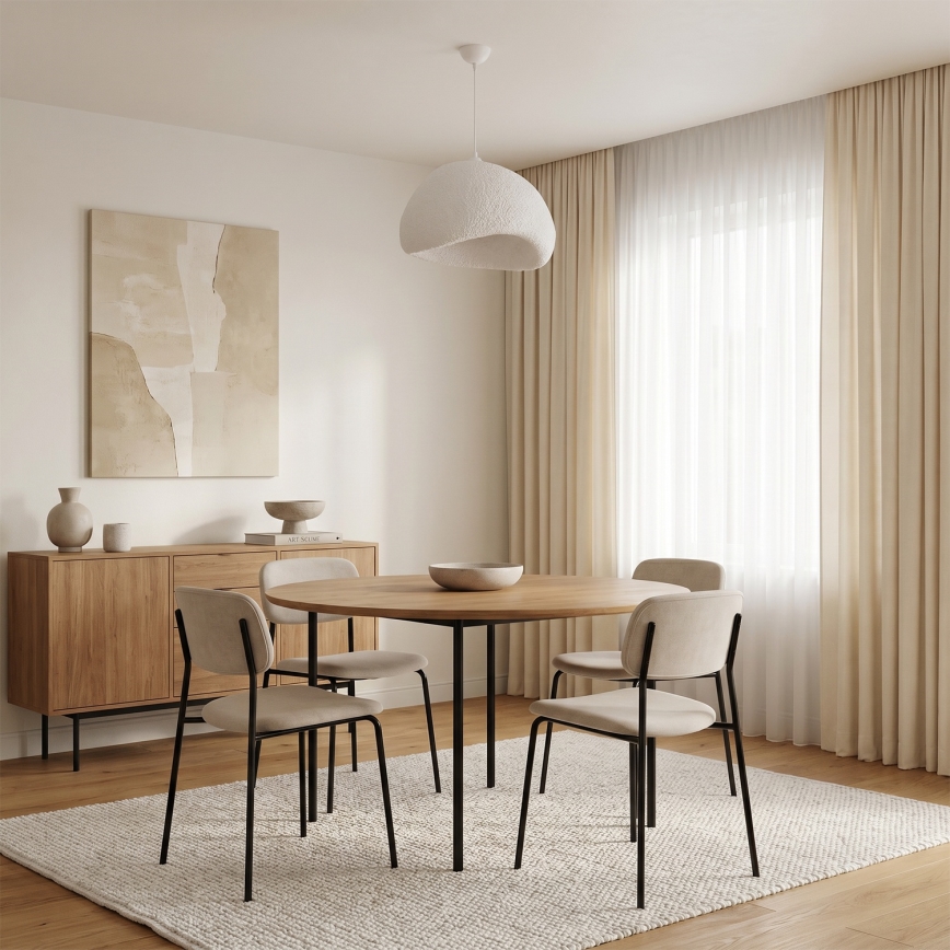 Brilagi - Luster na sajli WABI SABI 1xE27/40W/230V prečnika 50 cm bela