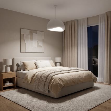 Brilagi - Luster na sajli WABI SABI 1xE27/40W/230V prečnika 50 cm bela