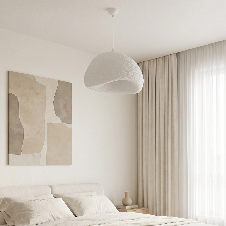 Brilagi - Luster na sajli WABI SABI 1xE27/40W/230V prečnika 50 cm bela