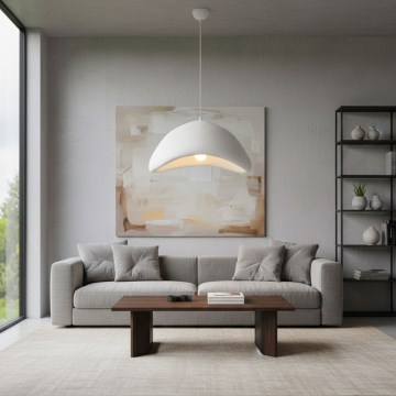 Brilagi - Luster na sajli WABI SABI 1xE27/40W/230V prečnika 52 cm bela