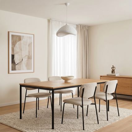 Brilagi - Luster na sajli WABI SABI 1xE27/40W/230V prečnika 52 cm bela