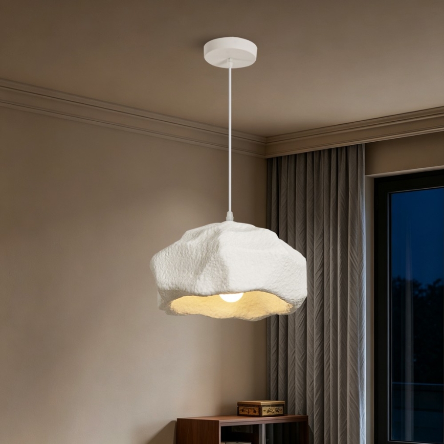 BRILAGI - Luster na sajli WABI SABI 1xE27/60W/230V prečnik 30 cm bela