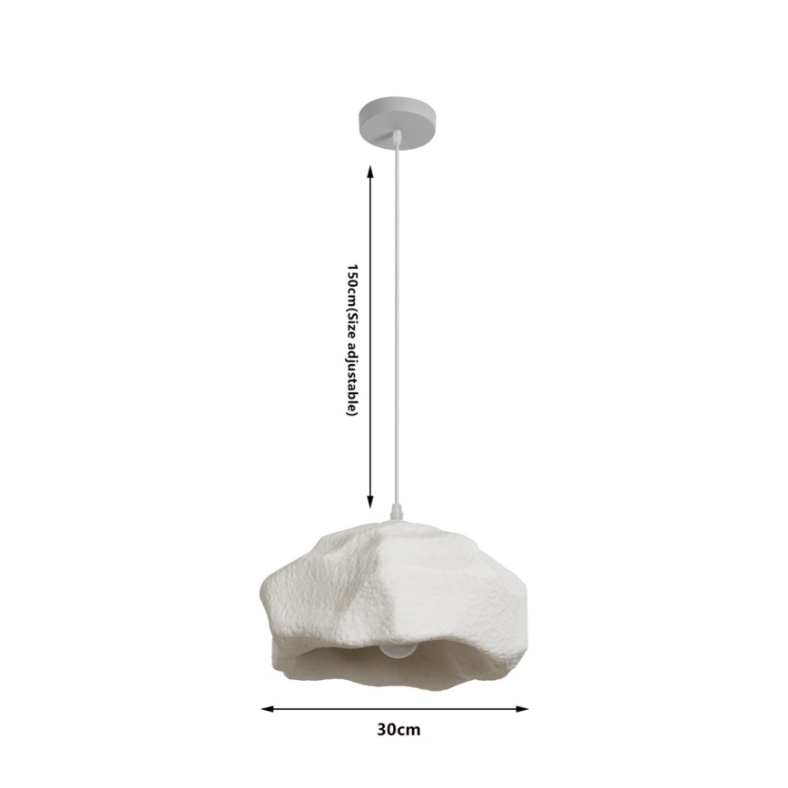 BRILAGI - Luster na sajli WABI SABI 1xE27/60W/230V prečnik 30 cm bela