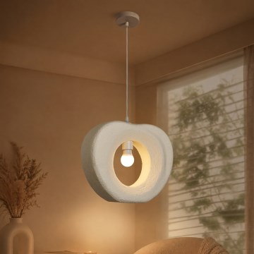 BRILAGI - Luster na sajli WABI SABI 1xE27/60W/230V prečnik 38 cm bela