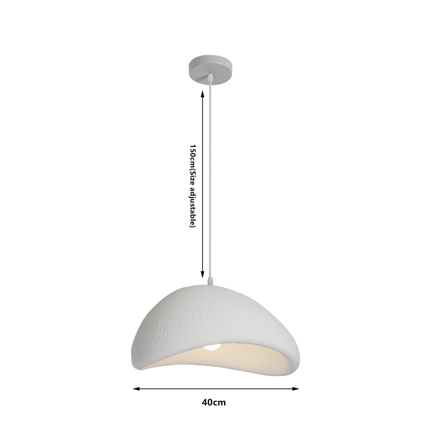 BRILAGI - Luster na sajli WABI SABI 1xE27/60W/230V prečnik 40 cm bela