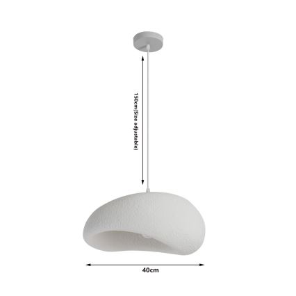 BRILAGI - Luster na sajli WABI SABI 1xE27/60W/230V prečnik 40 cm bela
