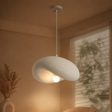 BRILAGI - Luster na sajli WABI SABI 1xE27/60W/230V prečnik 40 cm bela