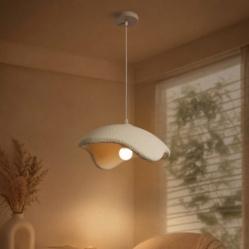 BRILAGI - Luster na sajli WABI SABI 1xE27/60W/230V prečnik 40 cm bela
