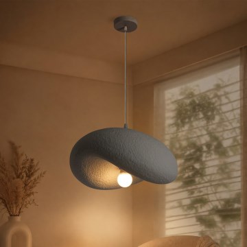BRILAGI - Luster na sajli WABI SABI 1xE27/60W/230V prečnik 40 cm siva