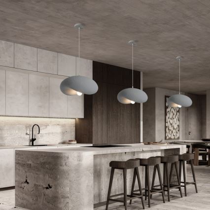 BRILAGI - Luster na sajli WABI SABI 1xE27/60W/230V prečnik 40 cm siva