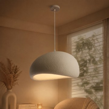 BRILAGI - Luster na sajli WABI SABI 1xE27/60W/230V prečnik 50 cm bela