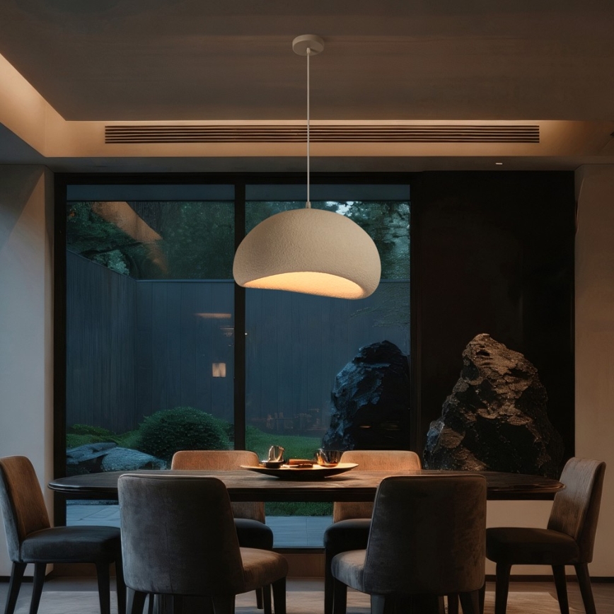 BRILAGI - Luster na sajli WABI SABI 1xE27/60W/230V prečnik 50 cm bela
