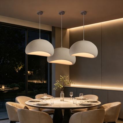 BRILAGI - Luster na sajli WABI SABI 1xE27/60W/230V prečnik 50 cm bela