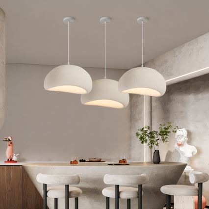 BRILAGI - Luster na sajli WABI SABI 1xE27/60W/230V prečnik 50 cm bela