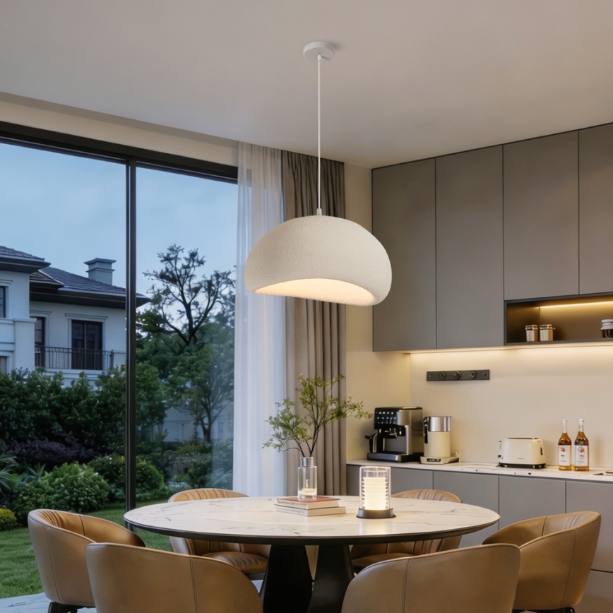 BRILAGI - Luster na sajli WABI SABI 1xE27/60W/230V prečnik 50 cm bela