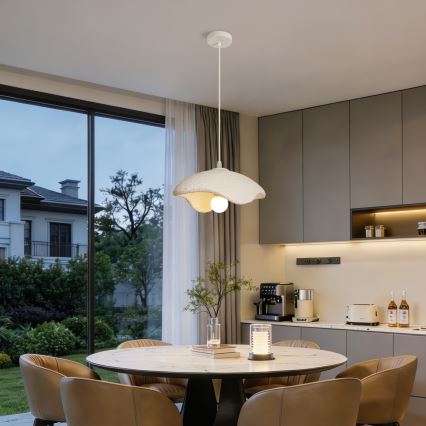 BRILAGI - Luster na sajli WABI SABI 1xE27/60W/230V Ø 30 cm beli