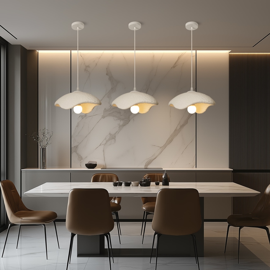 BRILAGI - Luster na sajli WABI SABI 1xE27/60W/230V Ø 30 cm beli