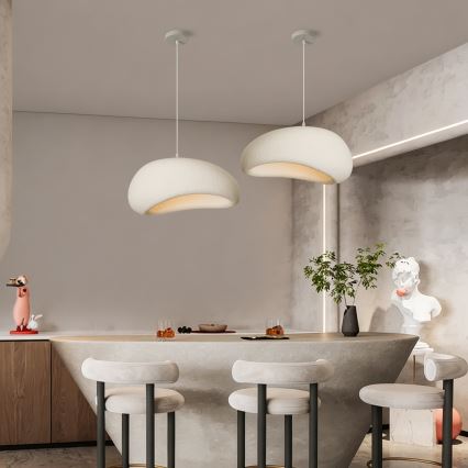 BRILAGI - Luster na sajli WABI SABI 1xE27/60W/230V Ø 50 cm bela