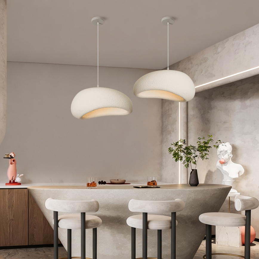 BRILAGI - Luster na sajli WABI SABI 1xE27/60W/230V Ø 50 cm bela