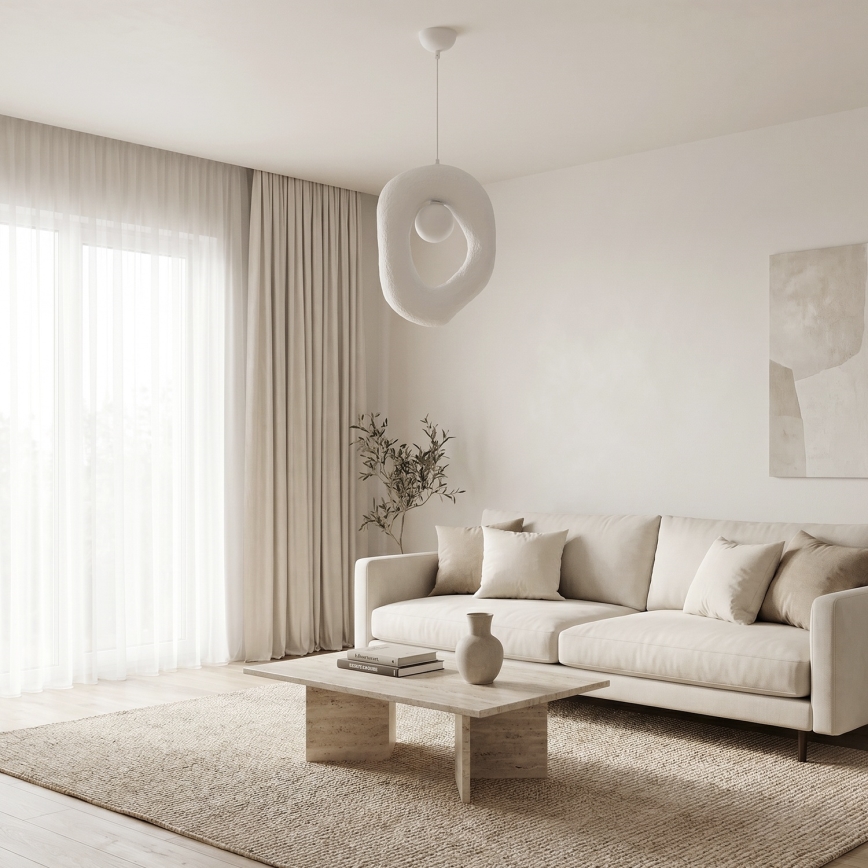 Brilagi - Luster na sajli WABI SABI 1xG9/8W/230V bela
